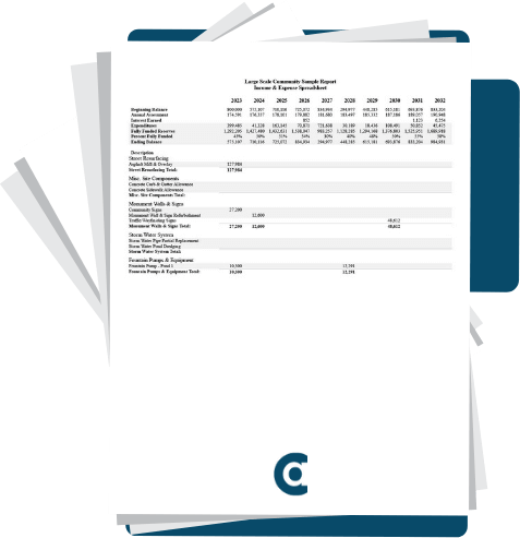 A stack of sample report cover studies